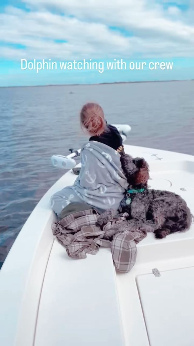 Catching some dolphin sightings out on the water! There’s always something beautiful to see out in Little River, South Carolina. And we can’t set sail without our little boat dog, Brynn! #BoatingWithBrynnie #BoatDog #boatingwithdogs #MyrtleBeach #SouthCarolina #LittleRiverSouthCarolina #LittleRiver #NorthMyrtleBeach #FishingCharter #dolphinwatching #SouthCarolinaFishing